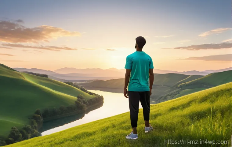 내러티브 건강법의 적용을 위한 심리적 준비 - **Prompt:** A young woman, in her late 20s, sits comfortably at a beautifully crafted wooden desk ne...